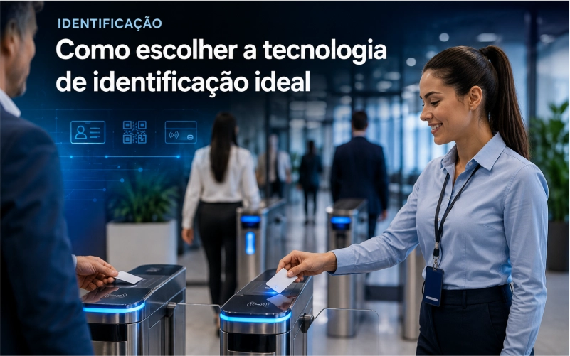 Cartão de identificação com tecnologia RFID e MIFARE